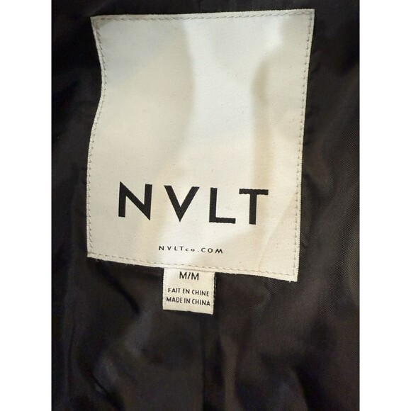 NVLT Plaid de Bouclé Double-Breasted Coat Medium Notch Lapel Lined Medium - Picture 11 of 11